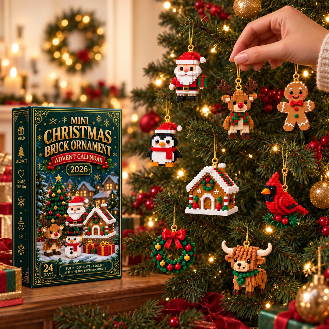 Christmas Brick Ornament Advent Calendar 24 Days