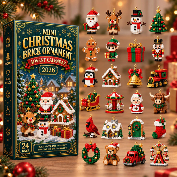 Harriet | Mini Christmas Brick Ornament Advent Calendar 24 Days