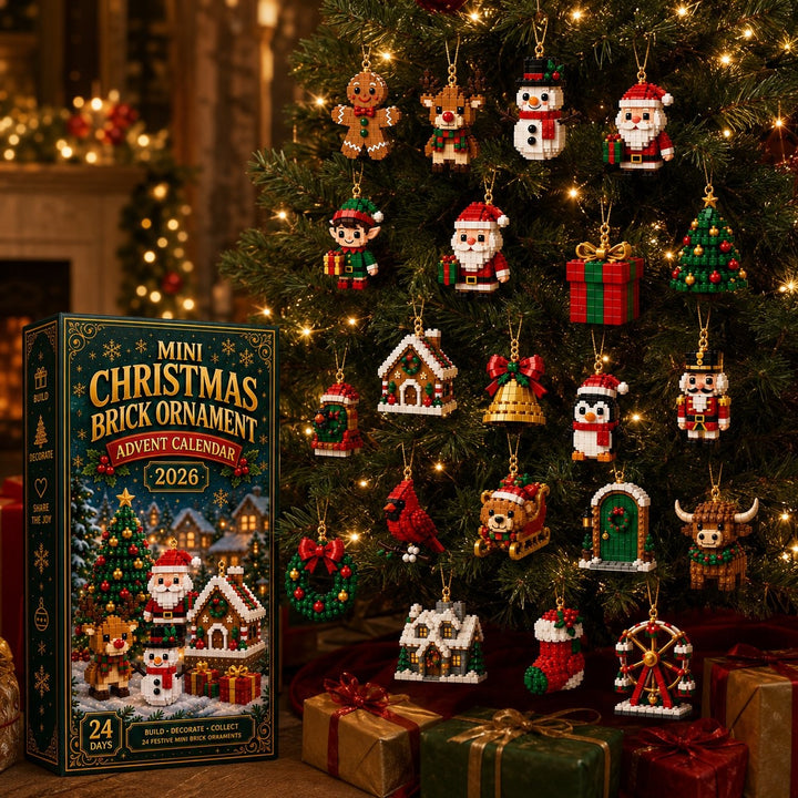 Harriet | Mini Christmas Brick Ornament Advent Calendar 24 Days