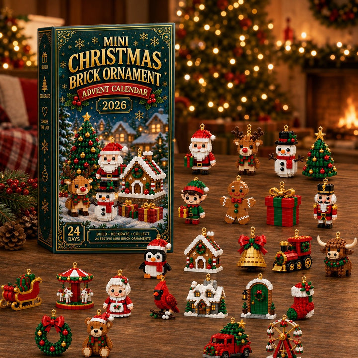 Harriet | Mini Christmas Brick Ornament Advent Calendar 24 Days
