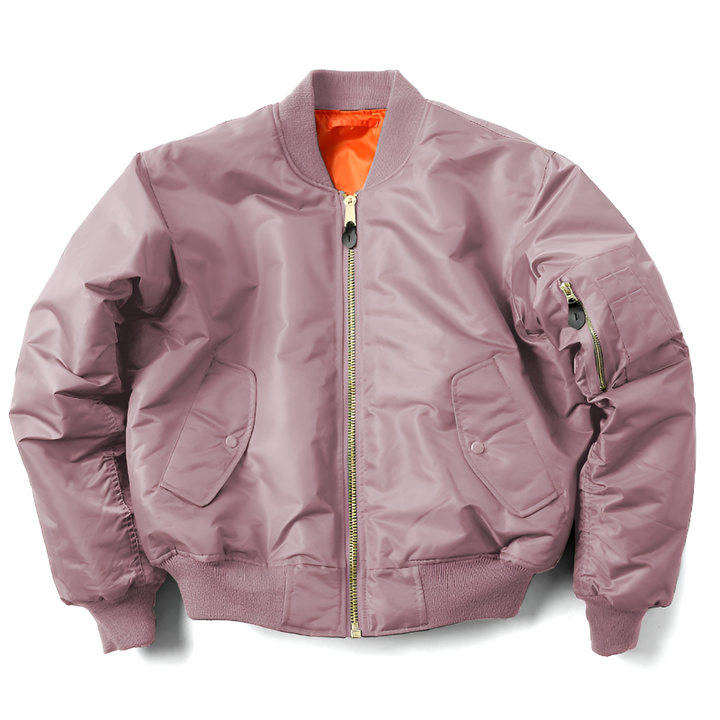 Harriet | Women's Zip Up Bomber Jacket with Sleeve Pocket