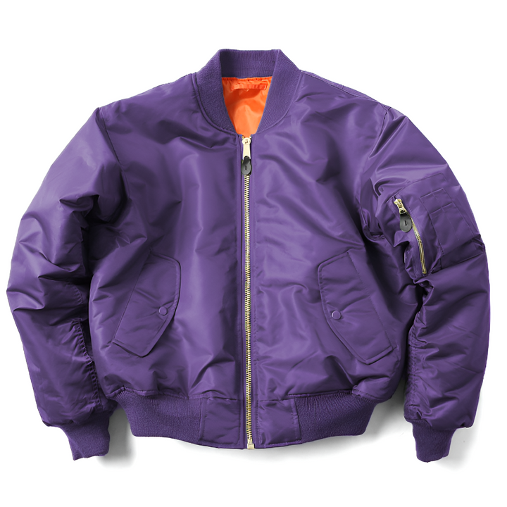 Harriet | Women's Zip Up Bomber Jacket with Sleeve Pocket