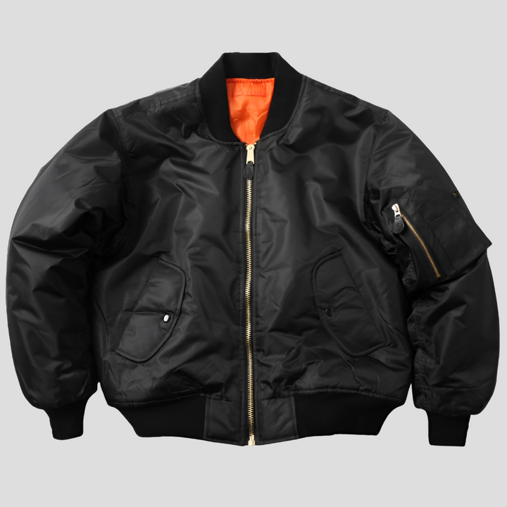 Harriet | Women's Zip Up Bomber Jacket with Sleeve Pocket