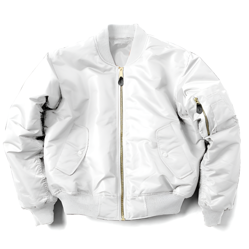 Harriet | Women's Zip Up Bomber Jacket with Sleeve Pocket