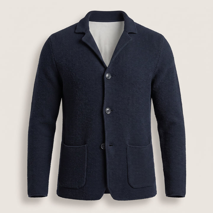 Hugo | Men's Knit Cardigan Sweater with Lapel Collar