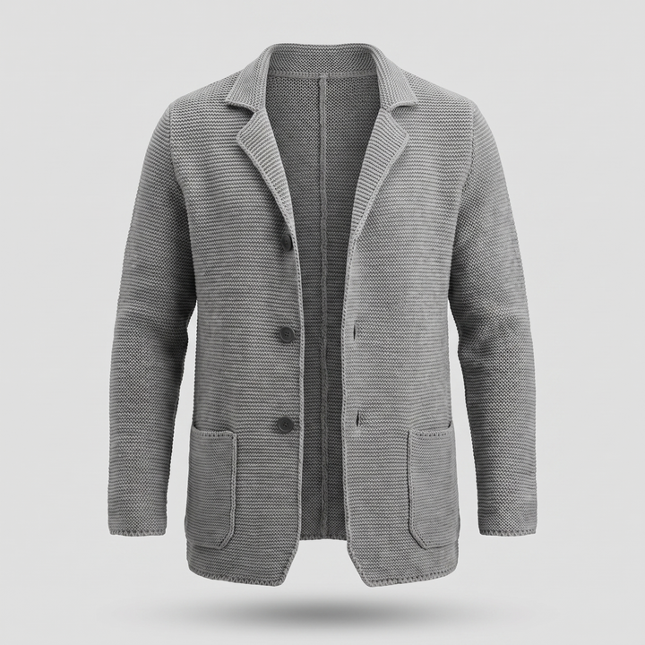 Hugo | Men's Knit Cardigan Sweater with Lapel Collar