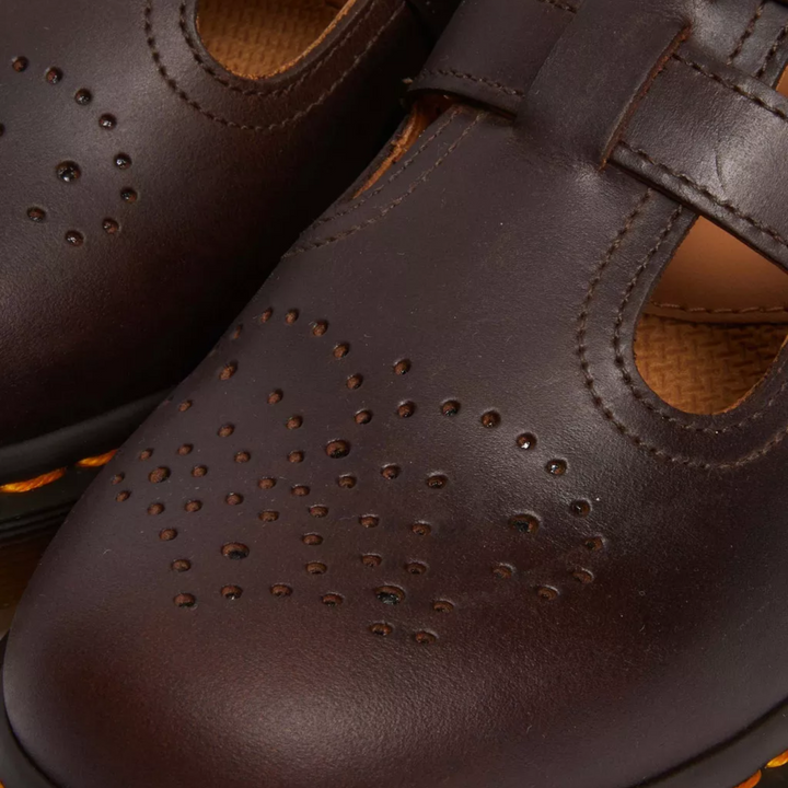 Ilse | Leren Oxford Schoenen Dames Dubbele Gesp Geperforeerd