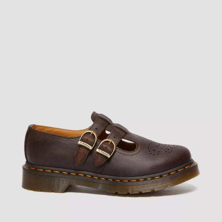 Ilse | Leren Oxford Schoenen Dames Dubbele Gesp Geperforeerd