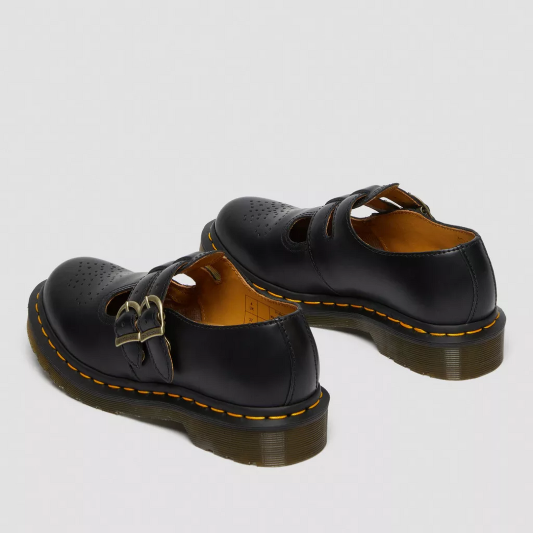 Ilse | Leren Oxford Schoenen Dames Dubbele Gesp Geperforeerd
