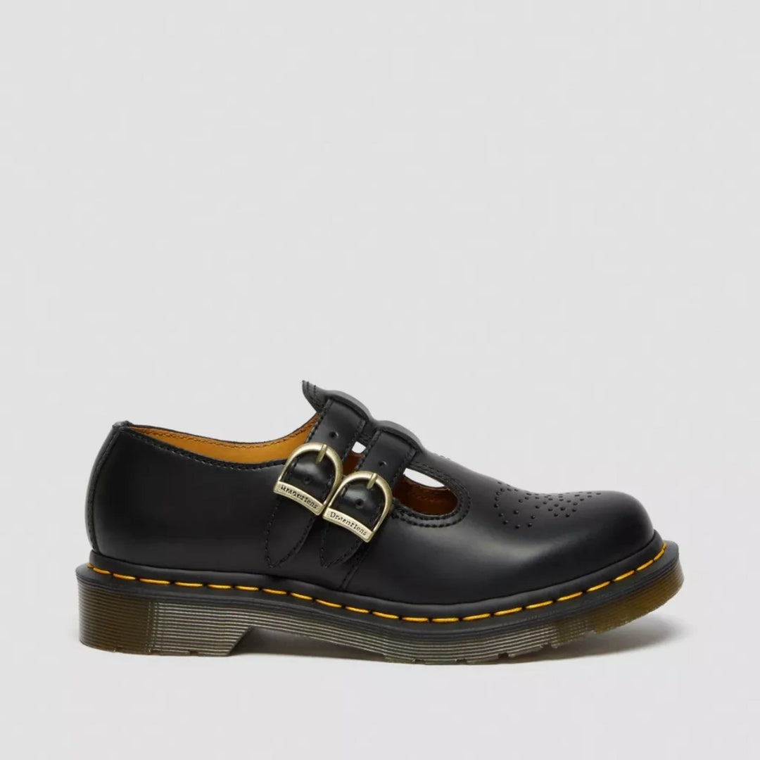 Ilse | Leren Oxford Schoenen Dames Dubbele Gesp Geperforeerd