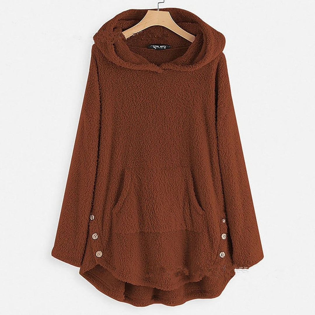 Ines | Women's Cute Fleece Zipper Hoodie with Cat Print