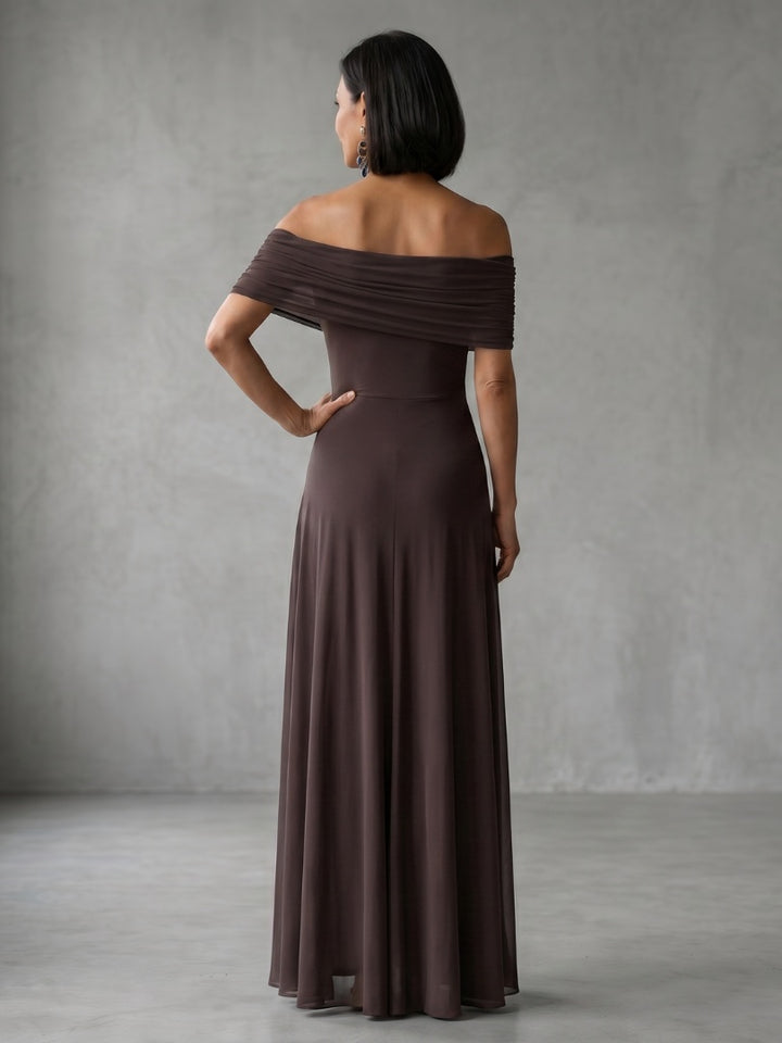Iris | Avondjurken Feestjurken Dames Off Shoulder Maxi