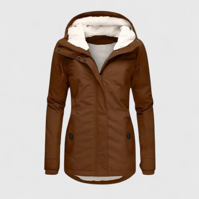 Iris | Waterdichte Jas Dames met Fleece Voering Softshell