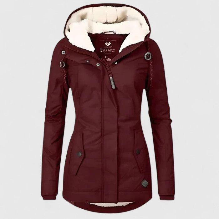 Iris | Waterdichte Jas Dames met Fleece Voering Softshell