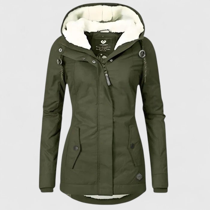 Iris | Waterdichte Jas Dames met Fleece Voering Softshell