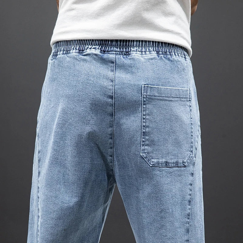 Joep | Denim Joggingbroek Heren Stretch Elastische Taille