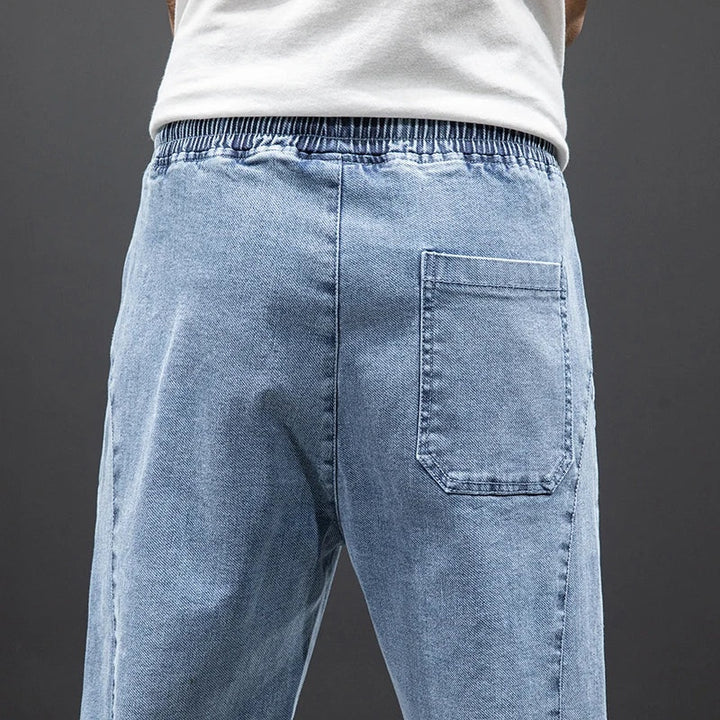 Joep | Denim Joggingbroek Heren Stretch Elastische Taille