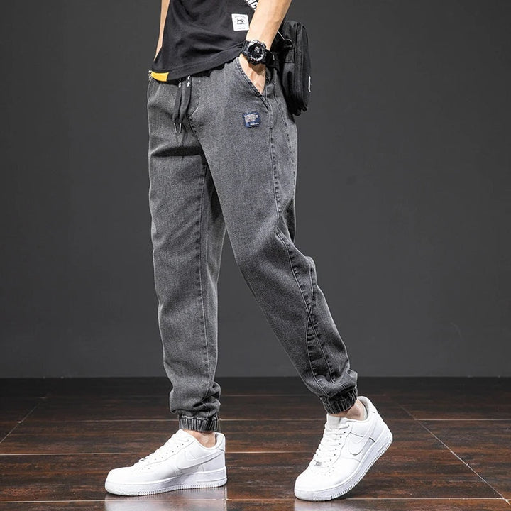 Joep | Denim Joggingbroek Heren Stretch Elastische Taille