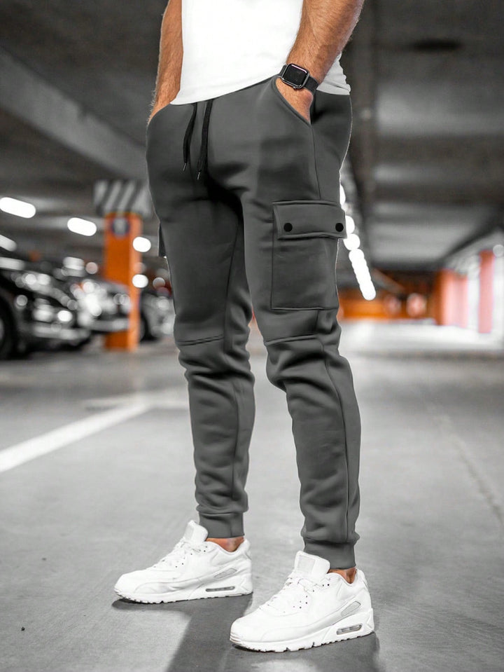 Joost | Cargo Joggingbroek Heren met Zijzakken Slim Fit