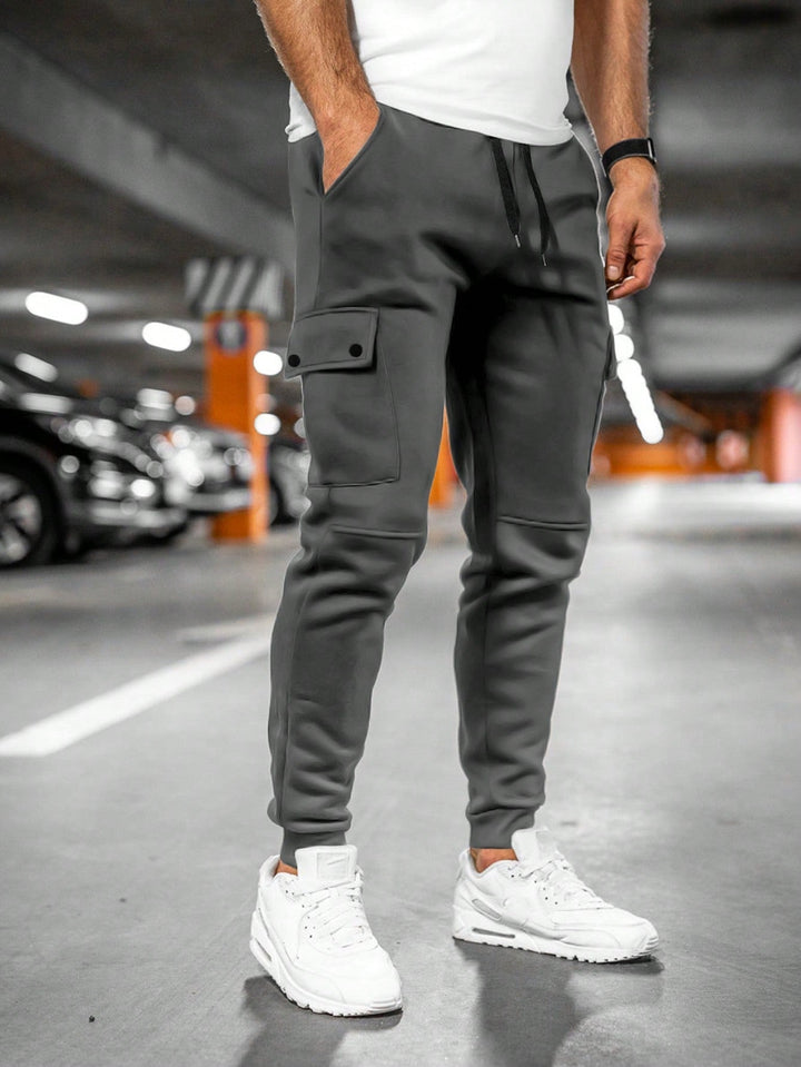 Joost | Cargo Joggingbroek Heren met Zijzakken Slim Fit