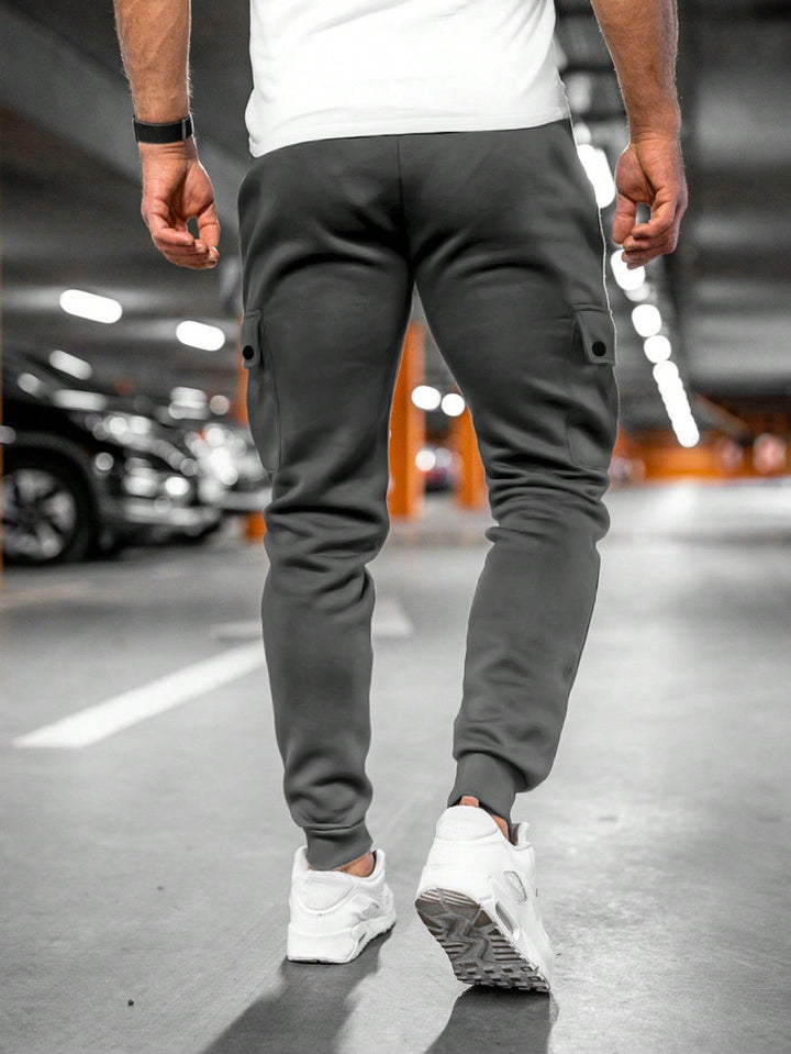Joost | Cargo Joggingbroek Heren met Zijzakken Slim Fit