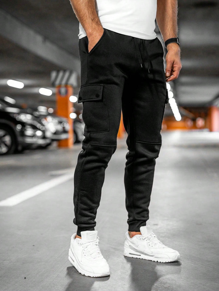 Joost | Cargo Joggingbroek Heren met Zijzakken Slim Fit