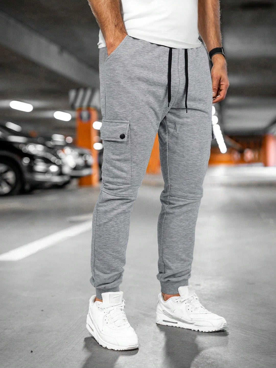 Joost | Cargo Joggingbroek Heren met Zijzakken Slim Fit