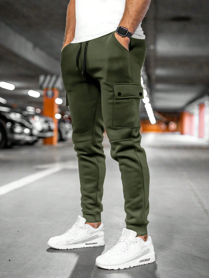 Joost | Cargo Joggingbroek Heren met Zijzakken Slim Fit