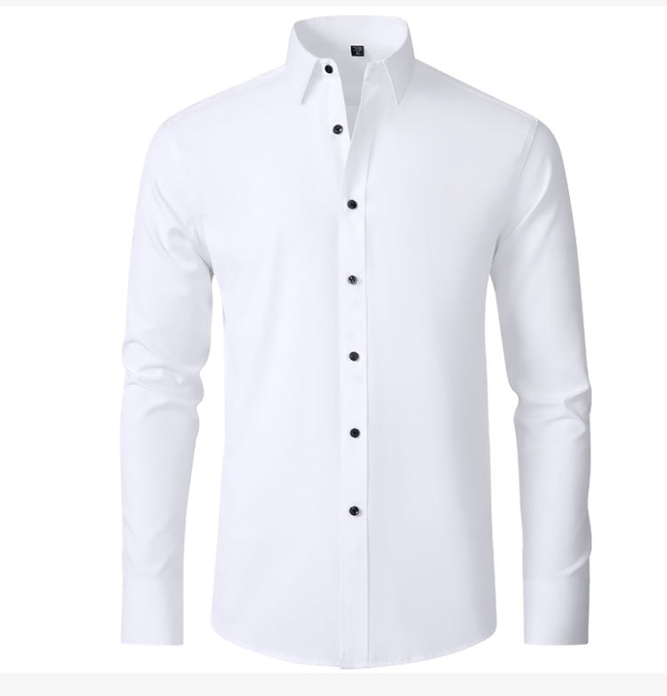 Joost | Slim Fit Overhemd Heren Lange Mouw Elastisch