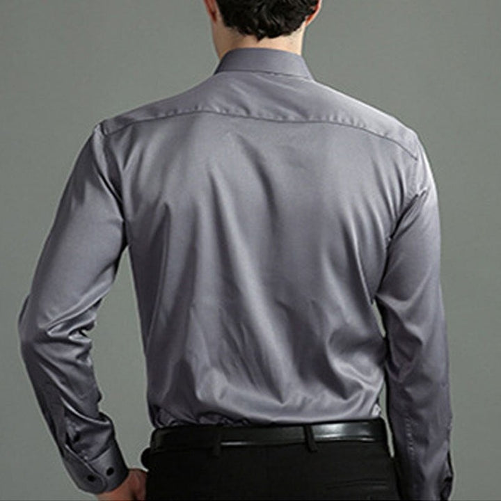 Joost | Slim Fit Overhemd Heren Lange Mouw Elastisch