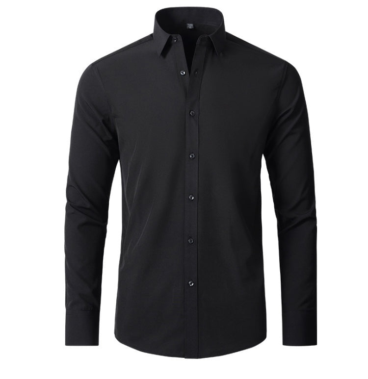 Joost | Slim Fit Overhemd Heren Lange Mouw Elastisch