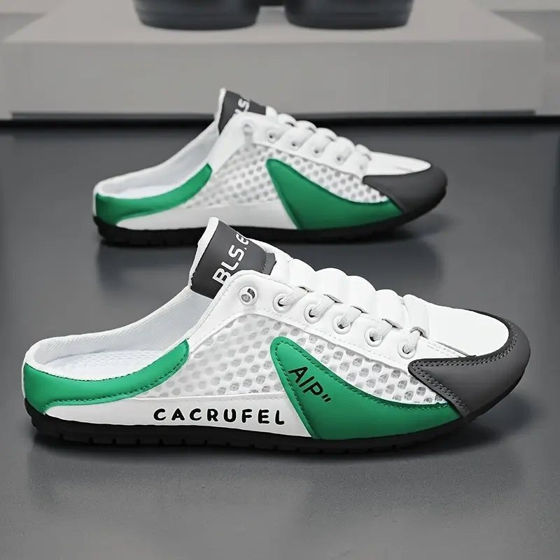 Joost | Sneaker Mules Heren Half Schoen Open Achterkant Veterschoenen