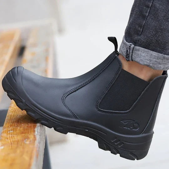 Joost | Veiligheidsschoenen Heren Leer Antislip Instapper