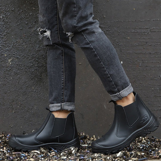 Joost | Veiligheidsschoenen Heren Leer Antislip Instapper