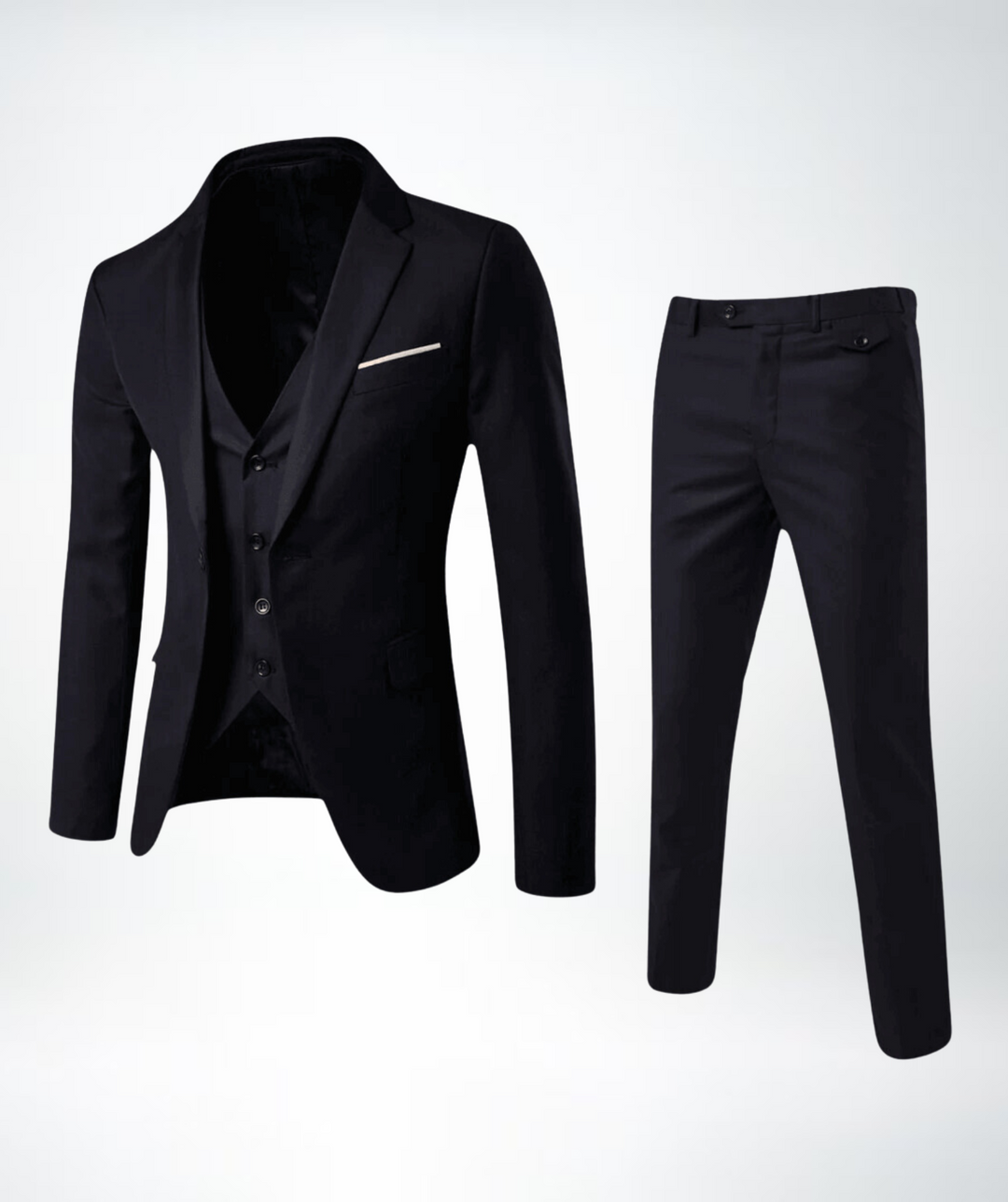 Joris | Driedelig Pak met Gilet Jas Heren Slim Fit