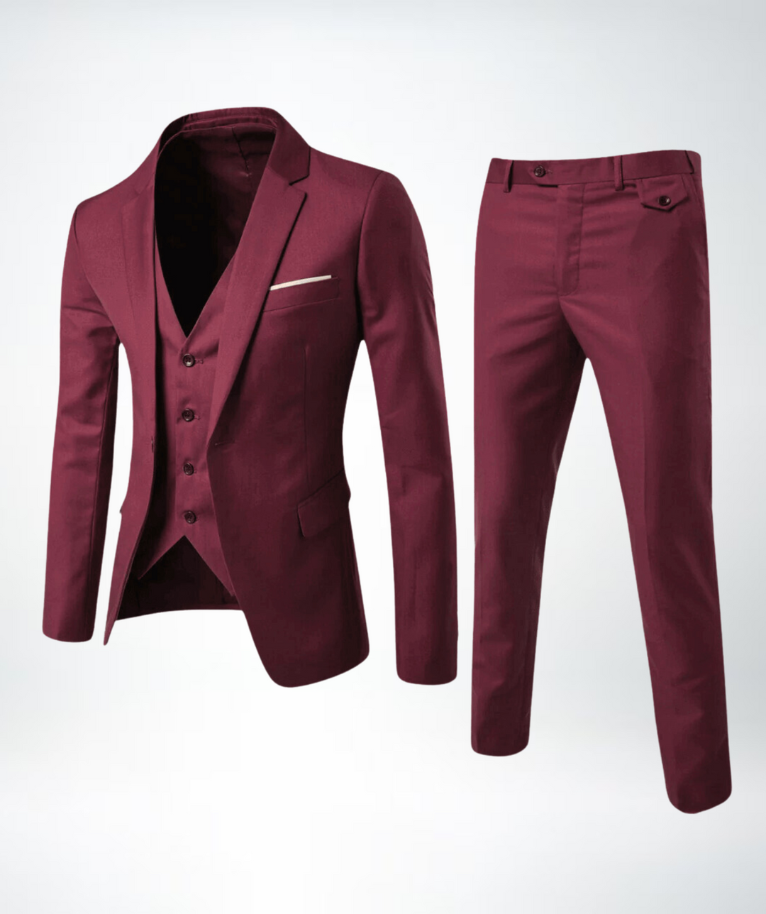 Joris | Driedelig Pak met Gilet Jas Heren Slim Fit