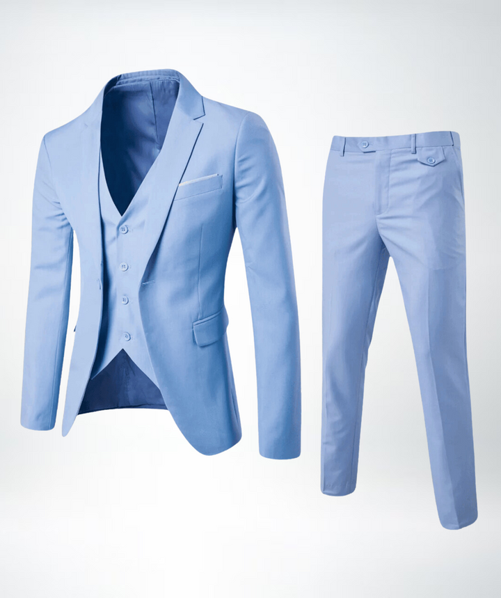 Joris | Driedelig Pak met Gilet Jas Heren Slim Fit