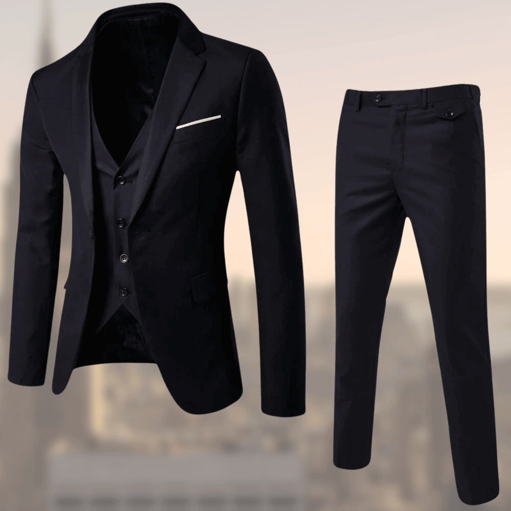 Joris | Driedelig Pak met Gilet Jas Heren Slim Fit