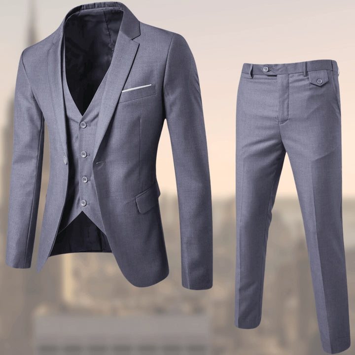 Joris | Driedelig Pak met Gilet Jas Heren Slim Fit