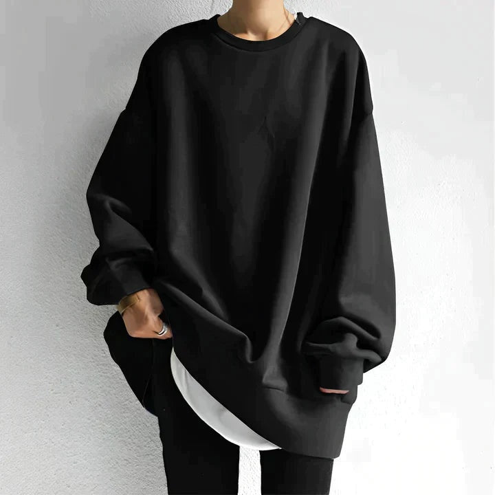 Julia | Oversized Sweater Dames Lange Mouwen Ronde Hals