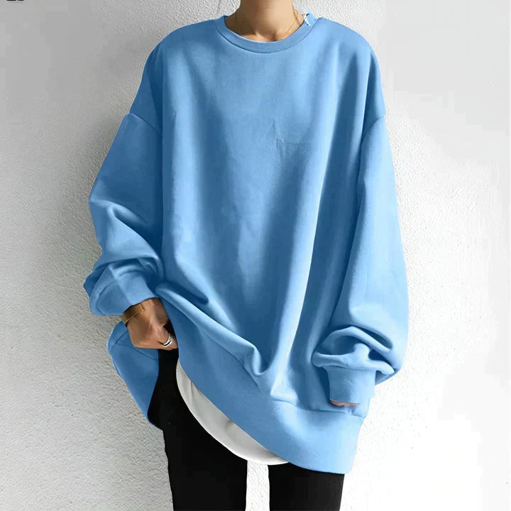Julia | Oversized Sweater Dames Lange Mouwen Ronde Hals