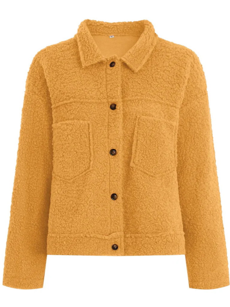 Juniper | Women's Sherpa Teddy Jacket Button Front with Pockets