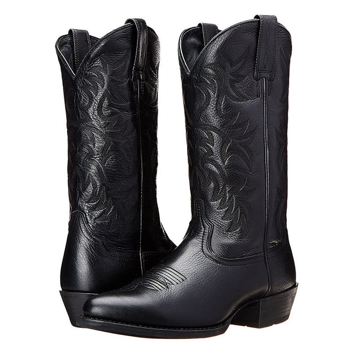 Juniper | Women's Western Cowgirl Boots Embroidered Mid Calf