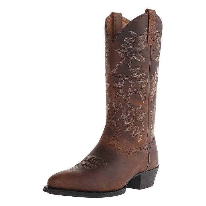 Juniper | Women's Western Cowgirl Boots Embroidered Mid Calf