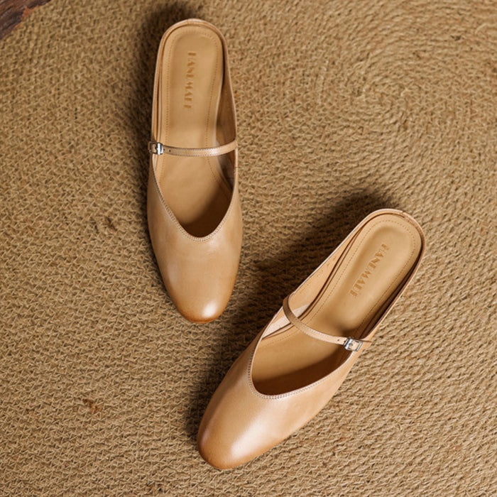 Kim | Mary Jane Pumps Dames Echt Leer Gesp