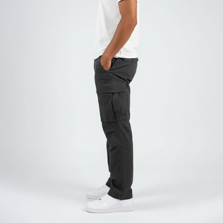 Koen | Cargo Broek Heren Relaxed Fit met Zijzakken