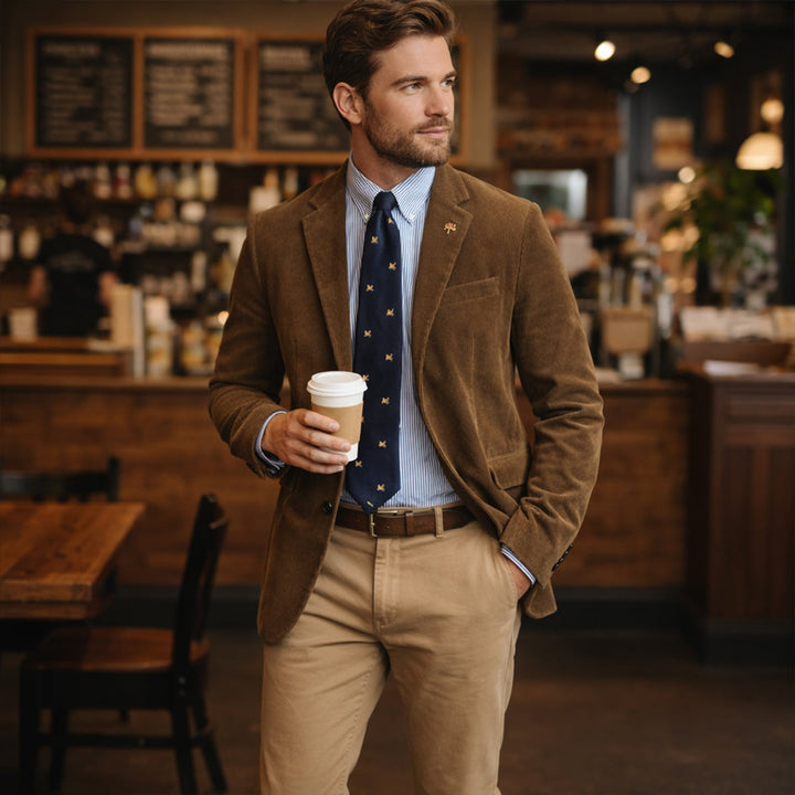 Koen | Colbert Heren Corduroy Smart Casual