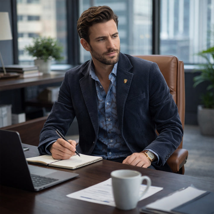 Koen | Colbert Heren Corduroy Smart Casual