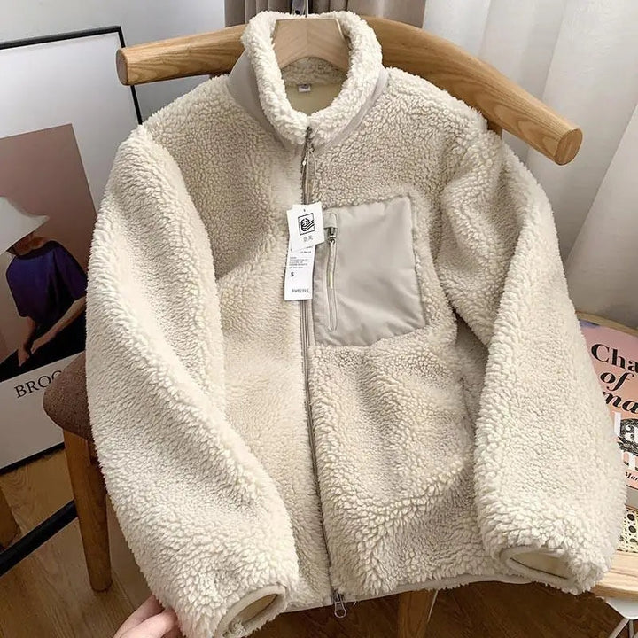 Lara | Teddyjack Winter Jassen Dames Sherpa Fleece Rits
