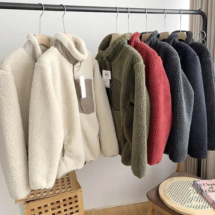 Lara | Teddyjack Winter Jassen Dames Sherpa Fleece Rits